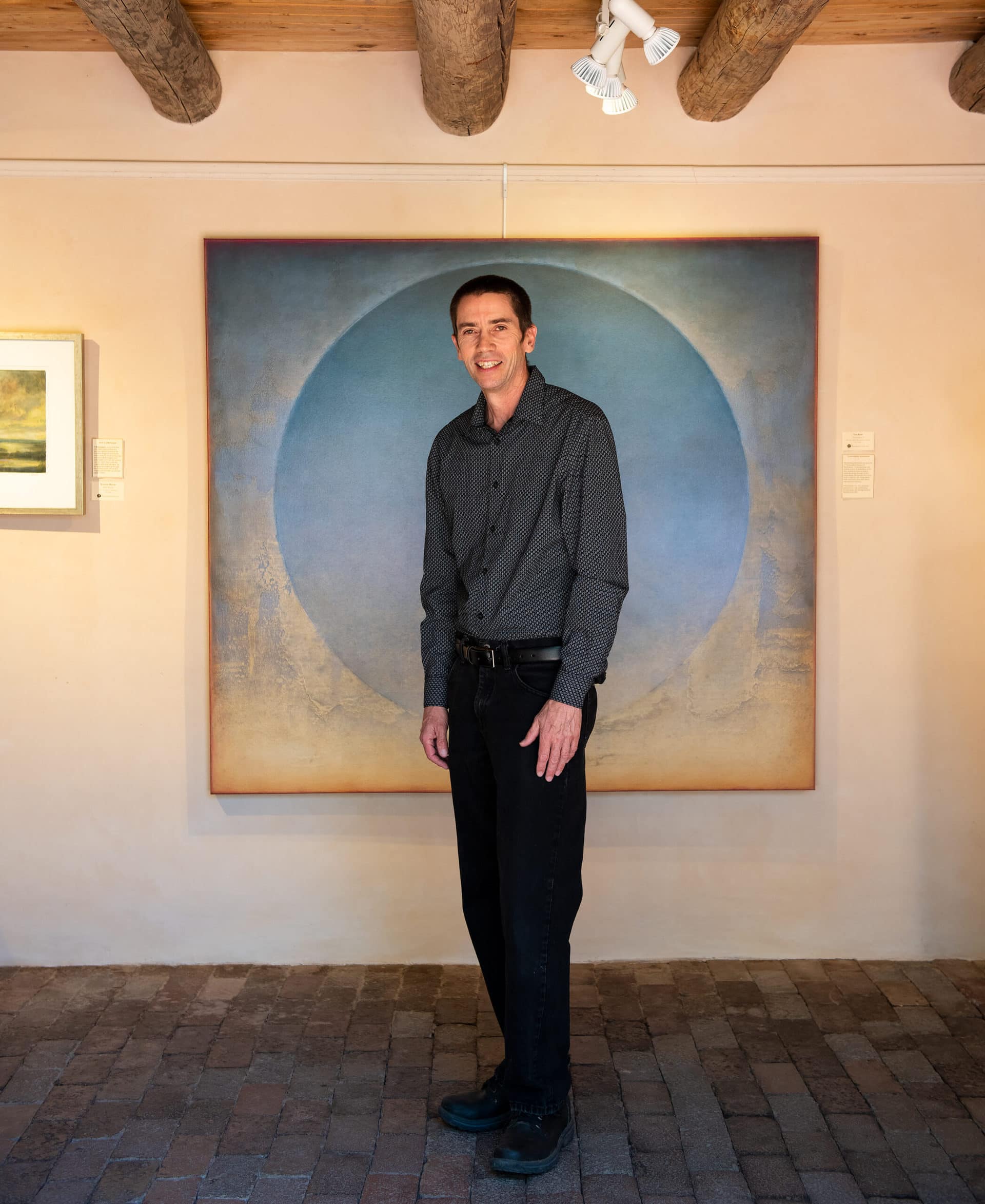 Tom Kirby at Winterowd Gallery, Canyon Road, Santa Fe, NM.