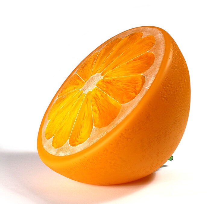 Steve Hagan creates a glass half orange