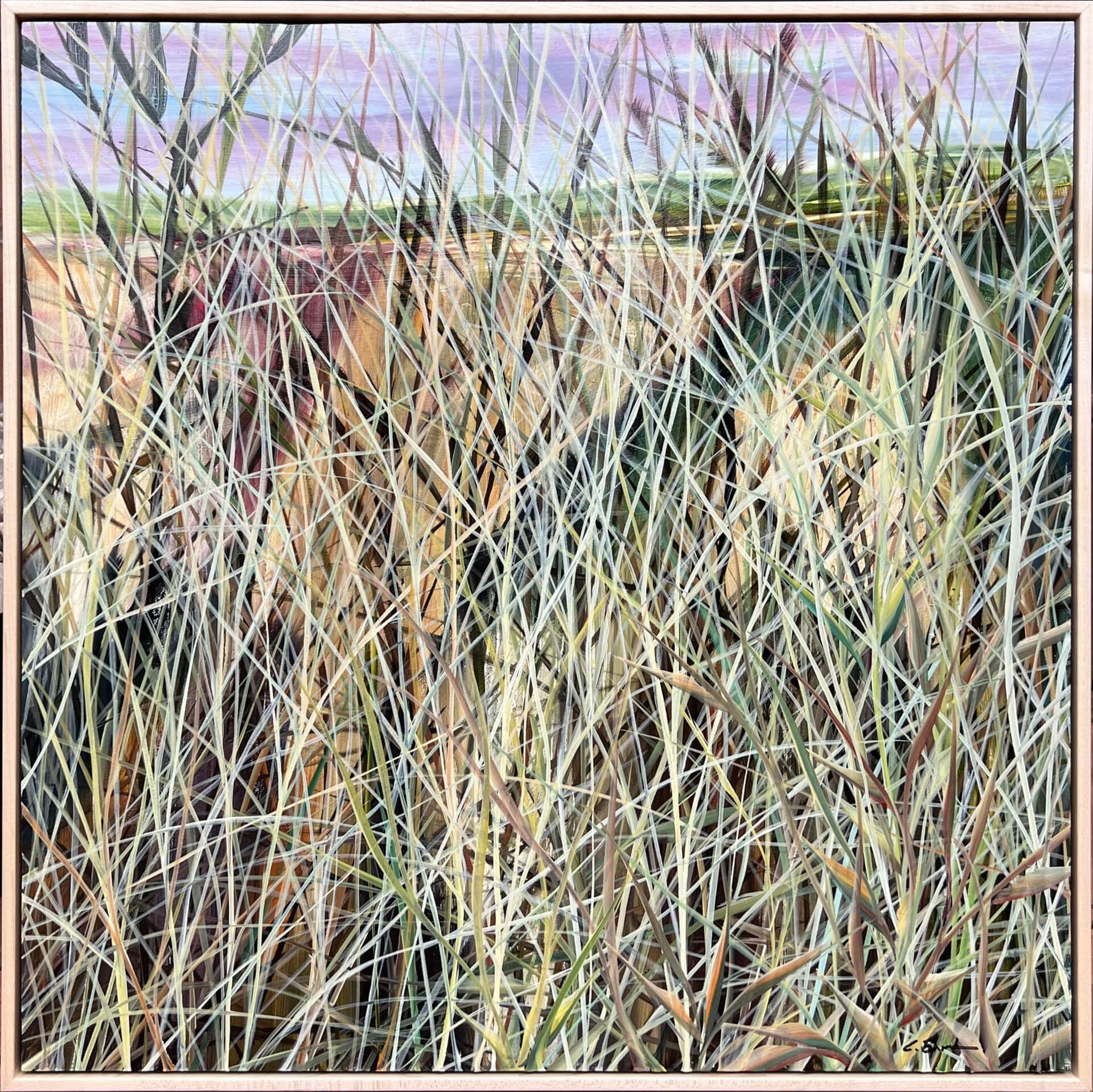 abstract reeds landscape