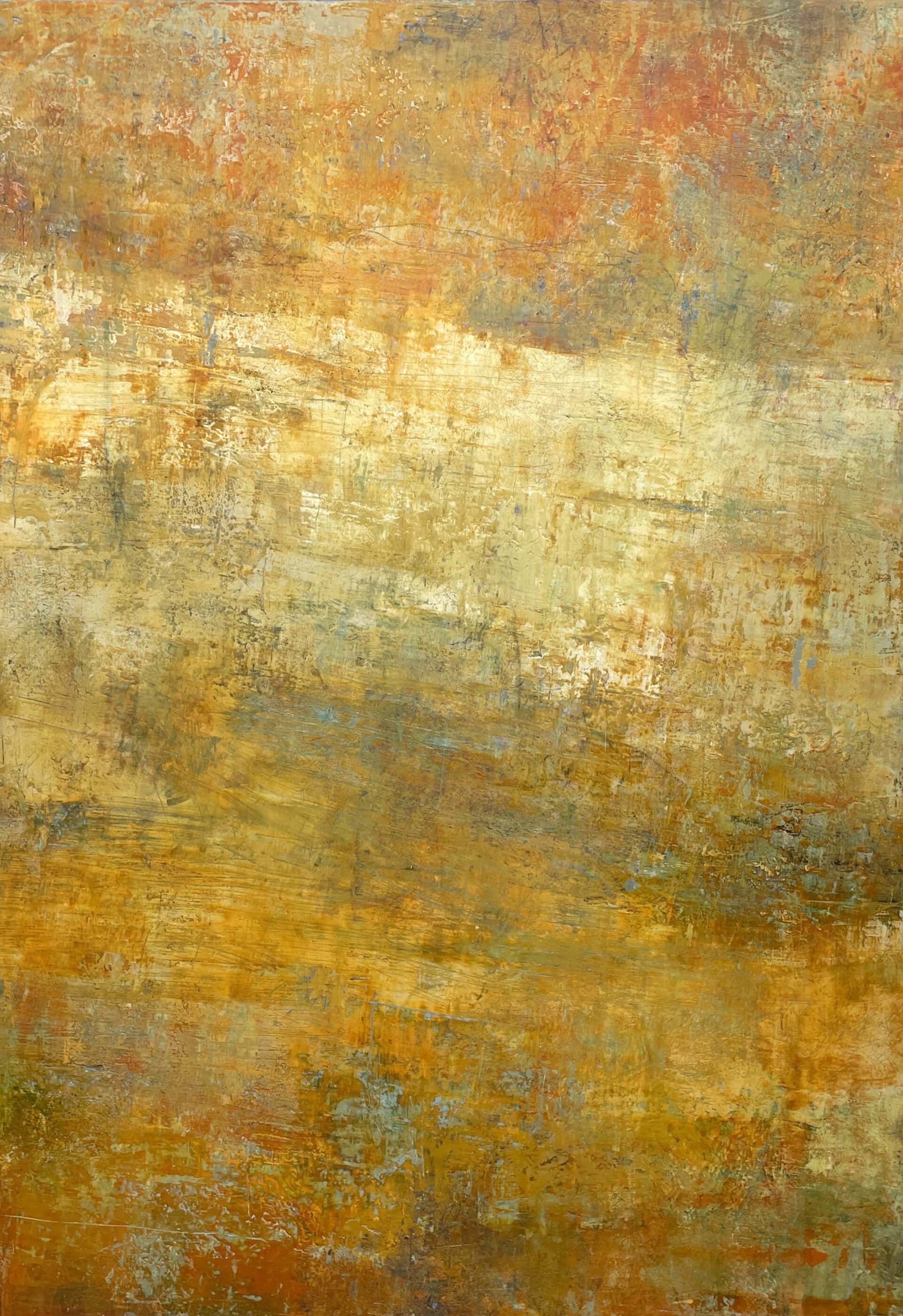 yellow and gold painting