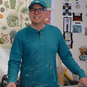 Inside the studio with mixed media artist, Don Quade